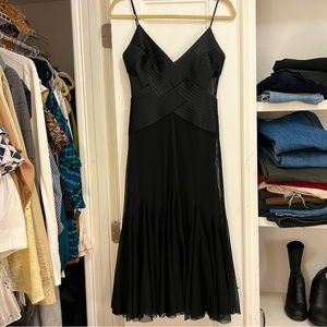 Cache black dress midi